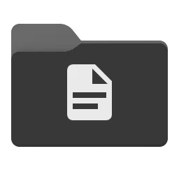 Iconos de carpeta en negro para Windows 11 y 10, Bicolor