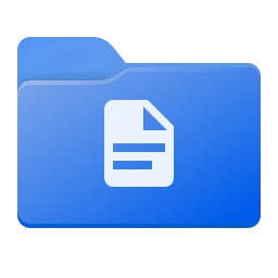 Blue folder icons for Windows, Two-tone