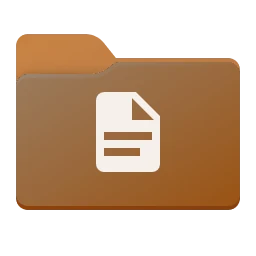 Iconos de carpeta en marrón para Windows 11 y 10, Bicolor