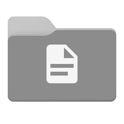 Iconos de carpeta en gris para Windows 11 y 10, Bicolor
