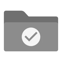 Iconos de carpeta en gris para Windows 11 y 10, Plano