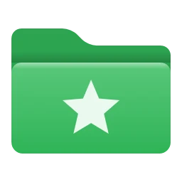 Iconos de carpeta en verde para Windows 11 y 10, Moderno