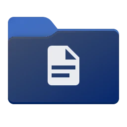 Navy folder icons for Windows, Two-tone