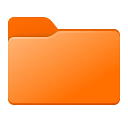 Iconos de carpeta en naranja para Windows 11 y 10, Original