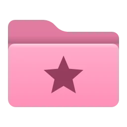 Pink folder icons for Windows, Modern