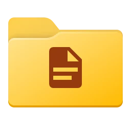 Iconos de carpeta en amarillo para Windows 11 y 10, Bicolor