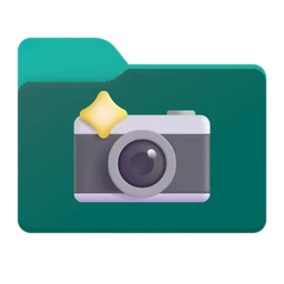 Icono de carpeta con un emoji