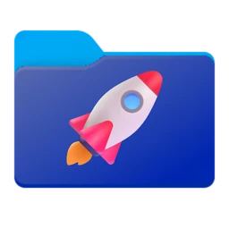 Icono de carpeta con un emoji
